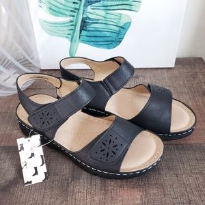 🆕️Mysoft Women's Summer Walking Sandals Soft Cushion Size 6